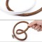 joybest 4 Pieces 6 Inch Round Embroidery Hoops Display Frame Circle, Cross Stitch Hoop Ring Imitated Wood Embroidery Kits for Art Craft Sewing and Christmas Ornaments